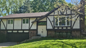 A Tudor Revival style house in a Minneapolis suburb